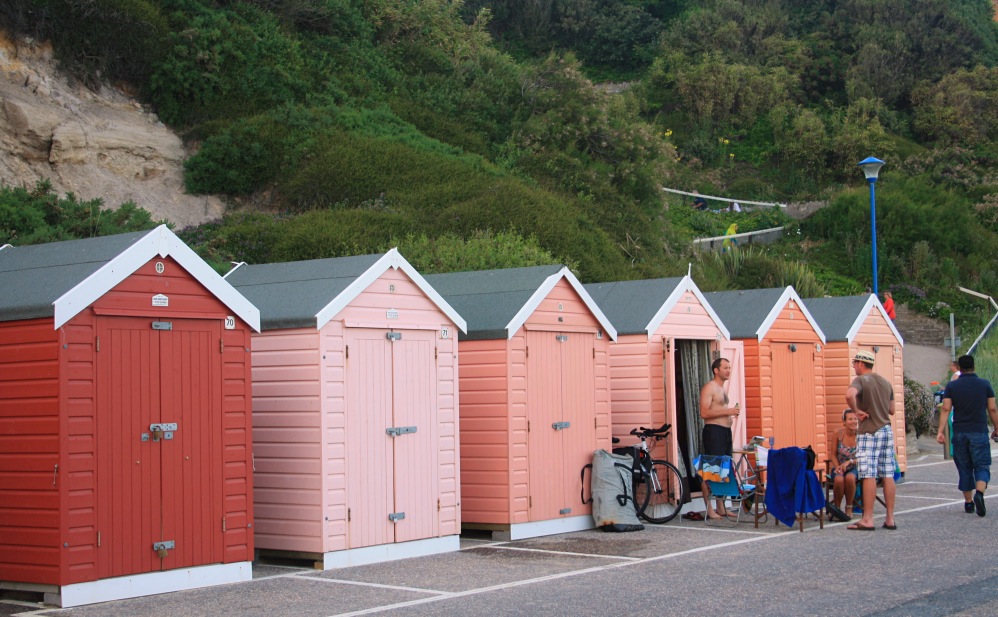 Orange Bathing hut