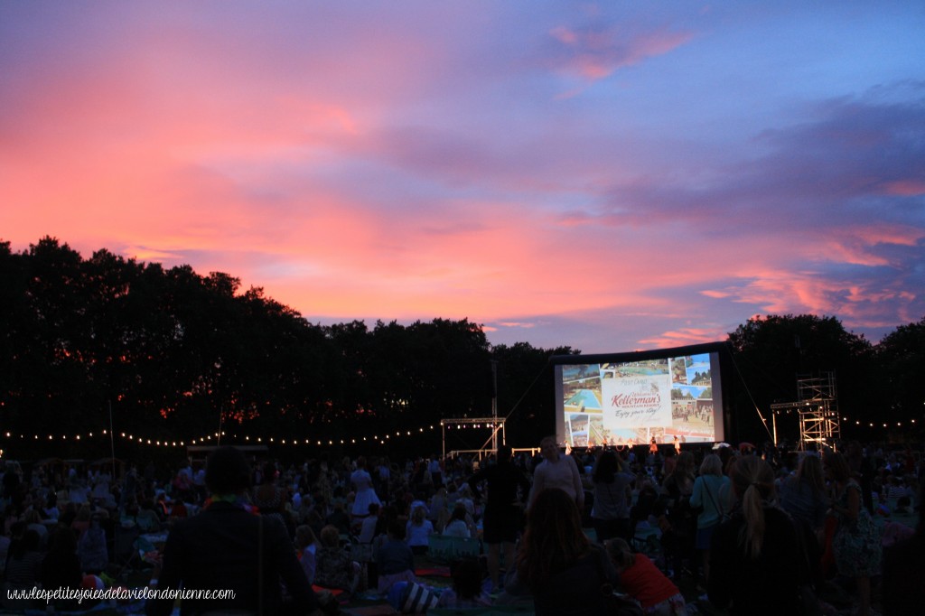 cinéma en plein air londres