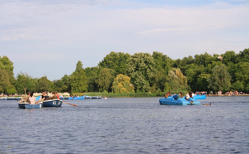 Hyde Park pedal boat