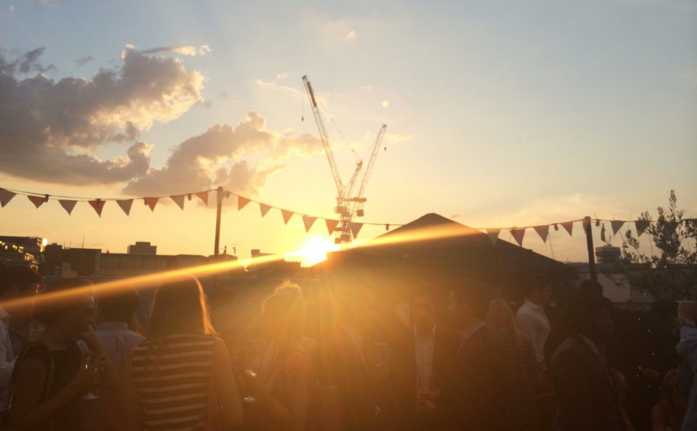 Sunset Queen of Hoxton Rooftop 2