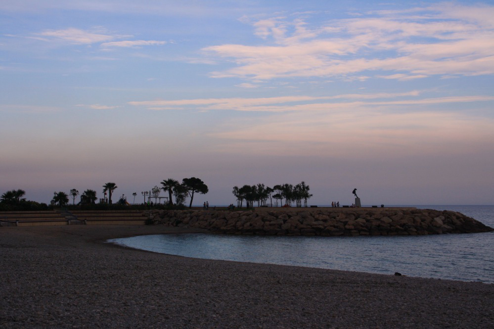 Coucher de soleil plage