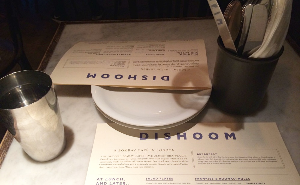 Menu Dishoom