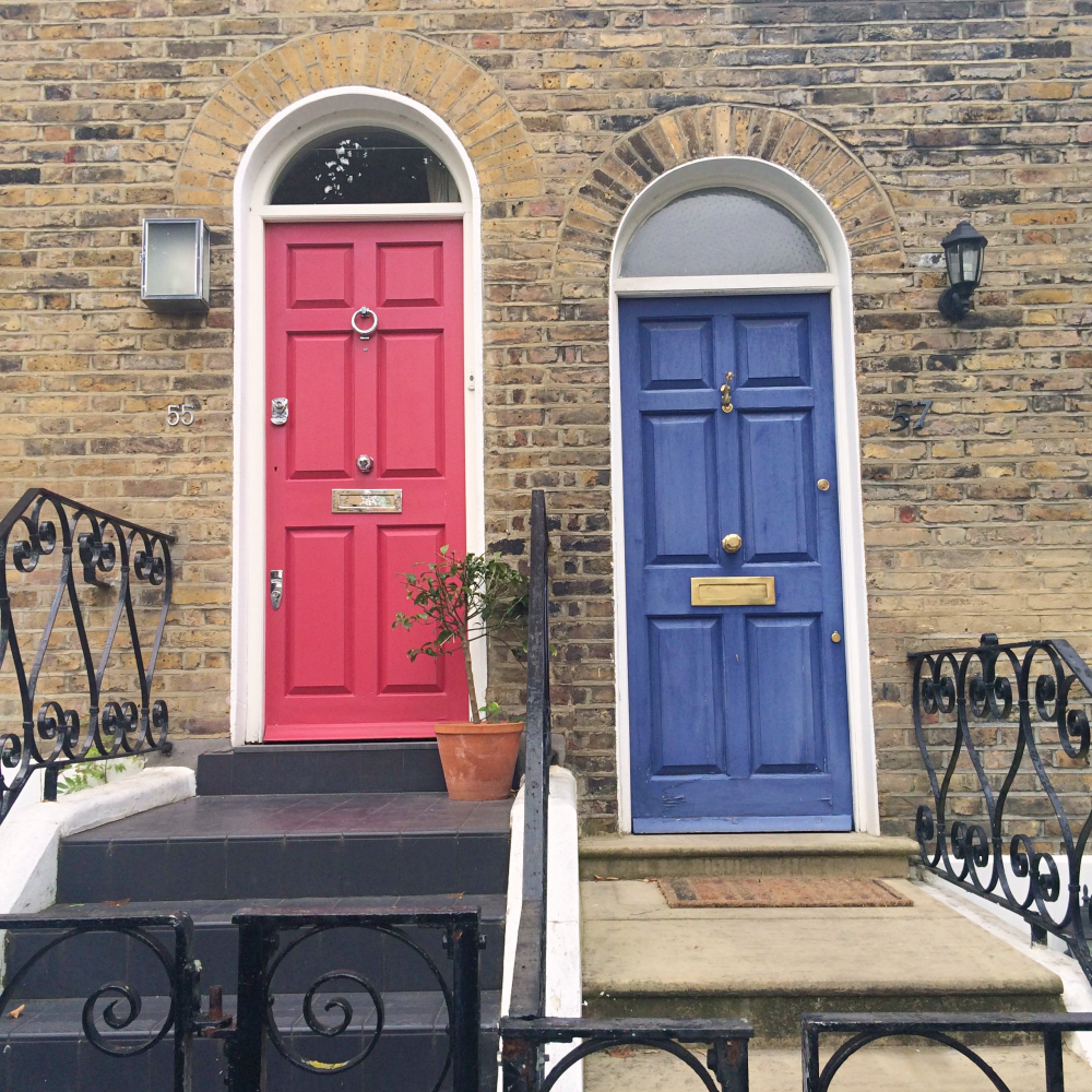 Red and Blue doors