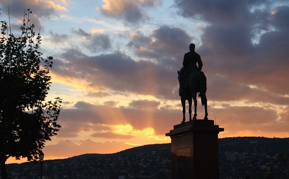 Coucher de soleil budapest