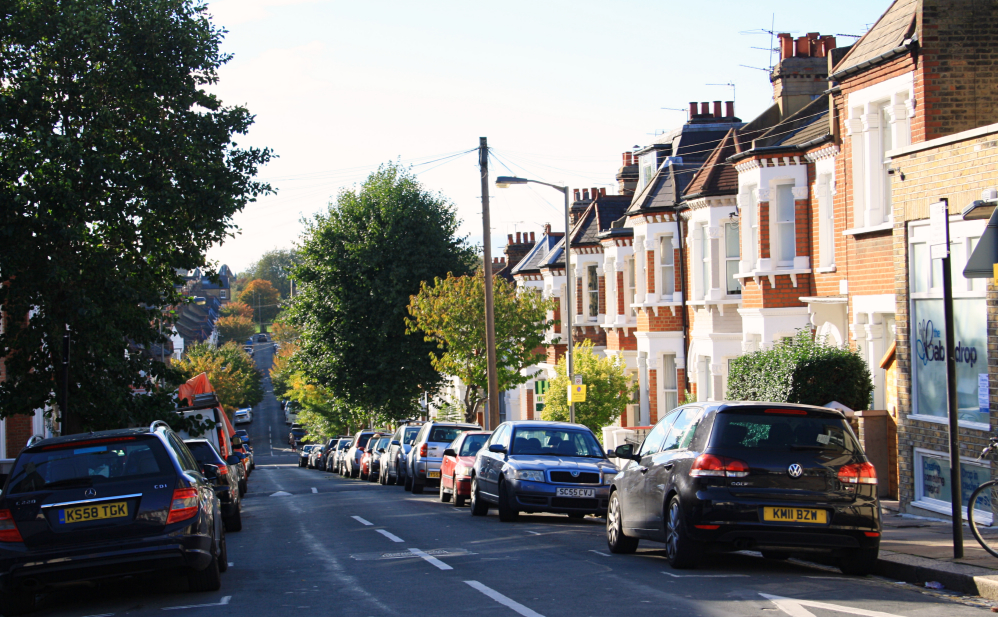 Rue clapham coucher de soleil