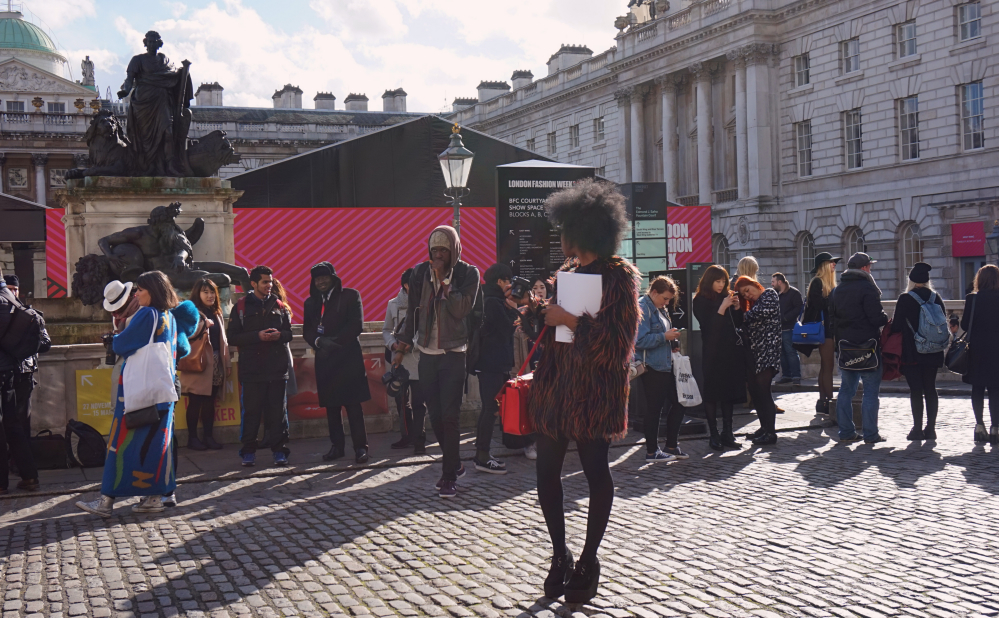 Look 1 Fashion Week de Londres