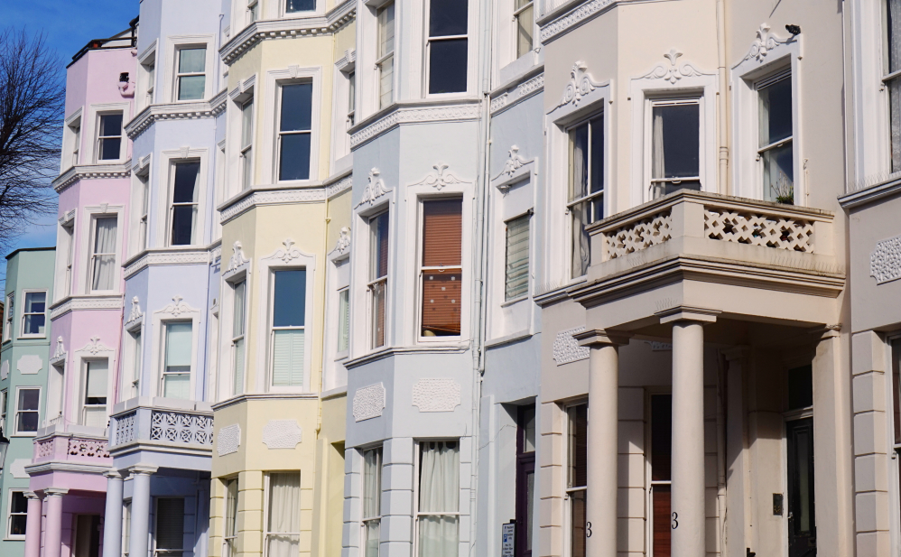 Balade à Notting Hill Maisons pastels