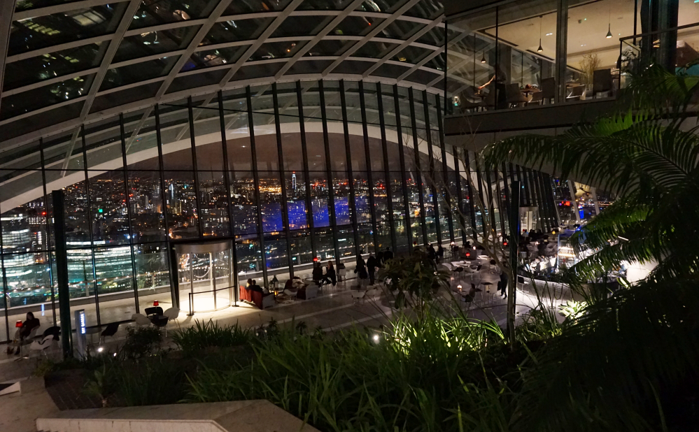 Bar à vue à Londres SKy Garden 1