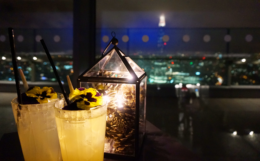 Cocktails bar à vue à Londres Sky Garden