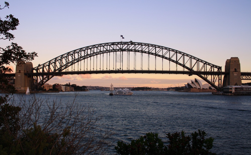 2 semaines à Sydney_Coucher de soleil blues point 5