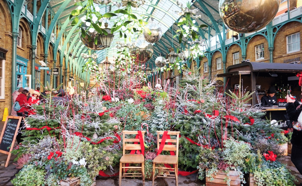 Londres en un jour pendant Noël